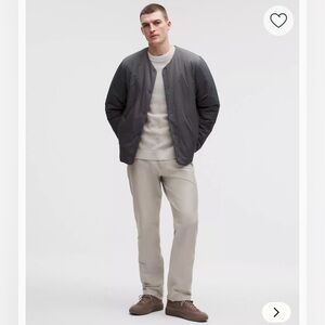 Lululemon ABC CLASSIC-Fit 5 Pocket Pant 34 Soft Grey Canvas Cotton RN106259